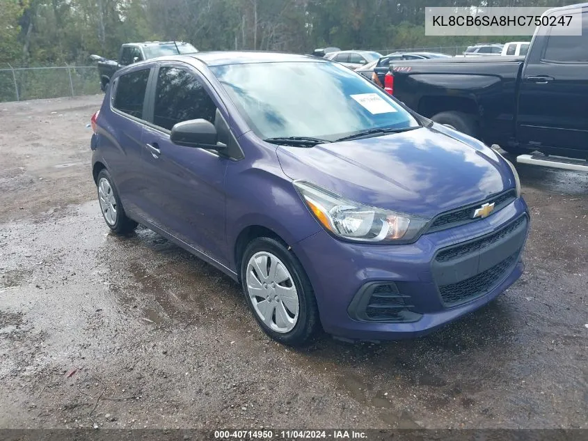 KL8CB6SA8HC750247 2017 Chevrolet Spark Ls Cvt