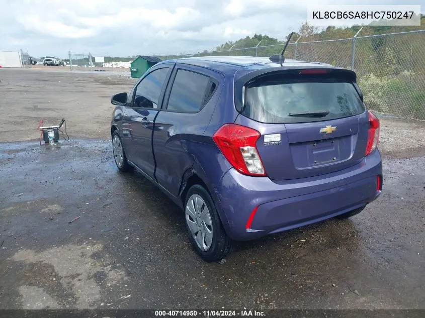 KL8CB6SA8HC750247 2017 Chevrolet Spark Ls Cvt