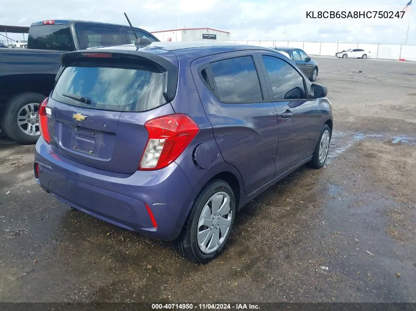 KL8CB6SA8HC750247 2017 Chevrolet Spark Ls Cvt