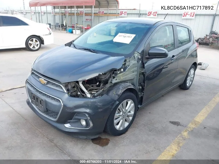 2017 Chevrolet Spark 1Lt Cvt VIN: KL8CD6SA1HC717892 Lot: 40766303