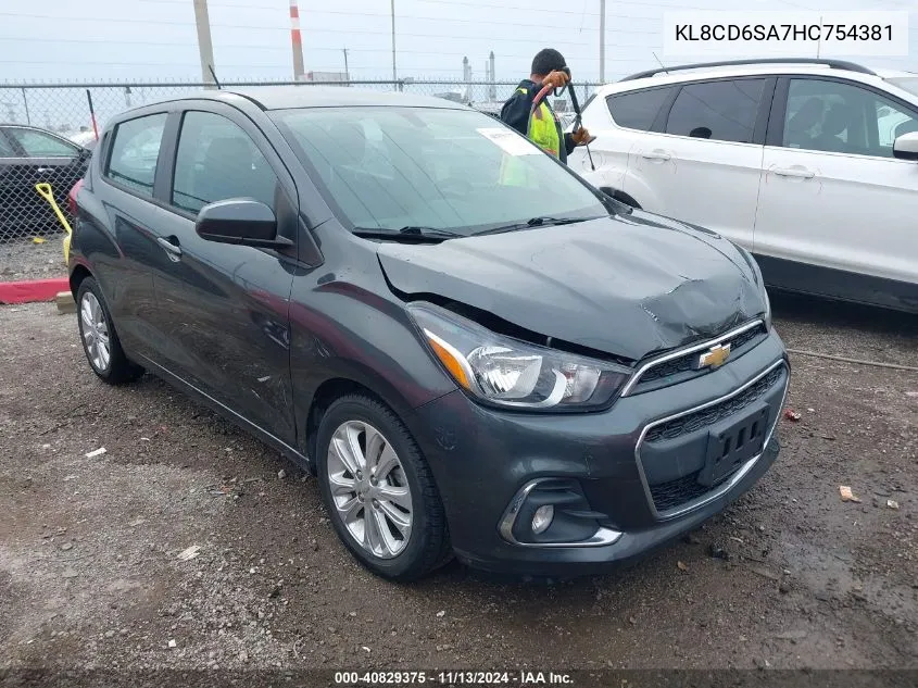 2017 Chevrolet Spark 1Lt Cvt VIN: KL8CD6SA7HC754381 Lot: 40829375