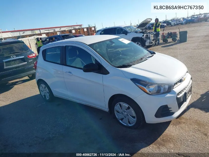 2017 Chevrolet Spark Ls Cvt VIN: KL8CB6SA9HC767350 Lot: 40862726