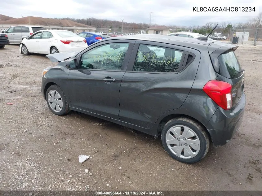 2017 Chevrolet Spark Ls Manual VIN: KL8CA6SA4HC813234 Lot: 40895664