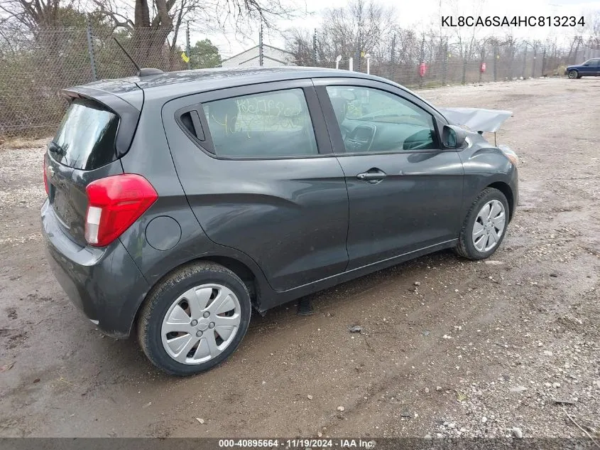 2017 Chevrolet Spark Ls Manual VIN: KL8CA6SA4HC813234 Lot: 40895664