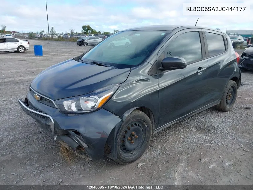 2018 Chevrolet Spark VIN: KL8CC6SA2JC444177 Lot: 12046395