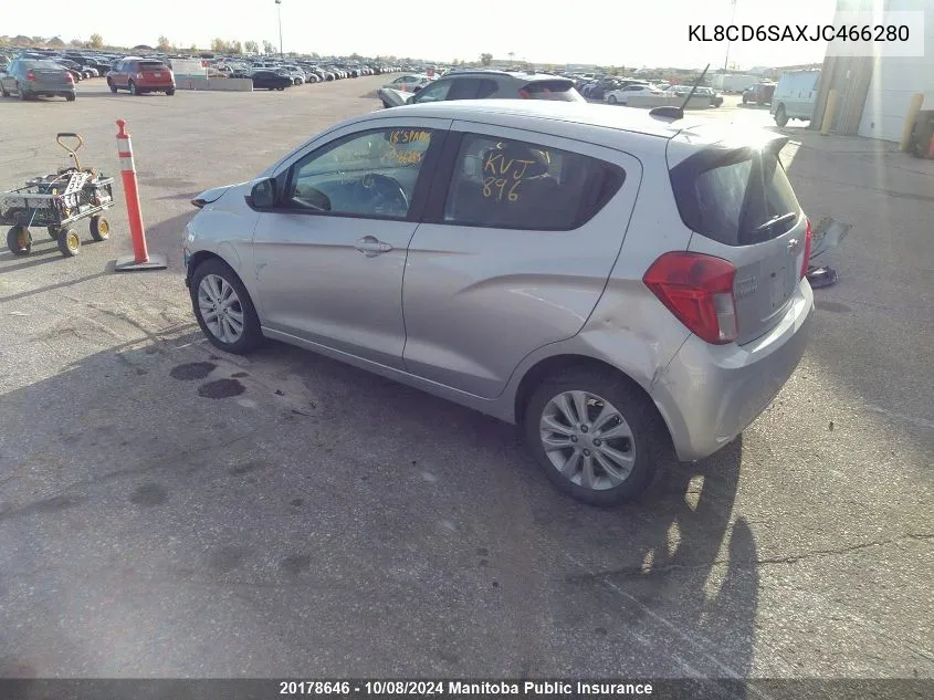 KL8CD6SAXJC466280 2018 Chevrolet Spark Lt