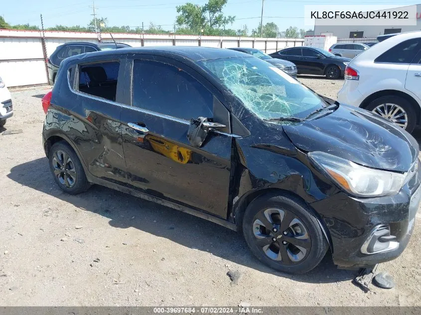 2018 Chevrolet Spark 2Lt Cvt VIN: KL8CF6SA6JC441922 Lot: 39697684