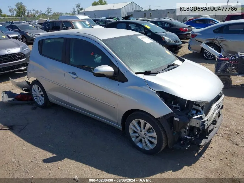 2018 Chevrolet Spark 1Lt Cvt VIN: KL8CD6SA9JC477786 Lot: 40289490