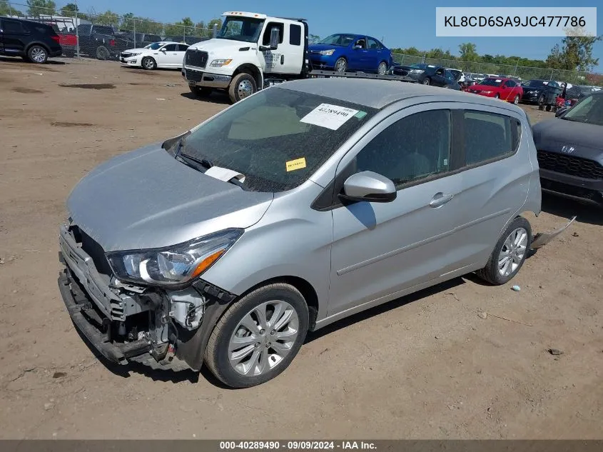 2018 Chevrolet Spark 1Lt Cvt VIN: KL8CD6SA9JC477786 Lot: 40289490