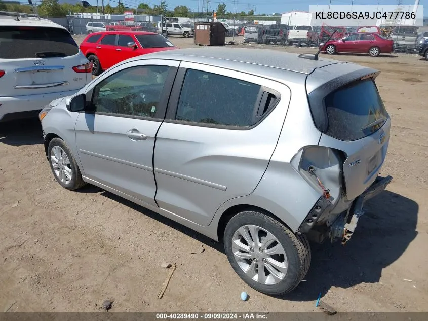 2018 Chevrolet Spark 1Lt Cvt VIN: KL8CD6SA9JC477786 Lot: 40289490