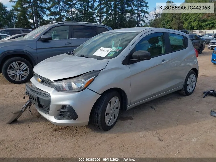 2018 Chevrolet Spark Ls VIN: KL8CB6SA6JC442063 Lot: 40367200