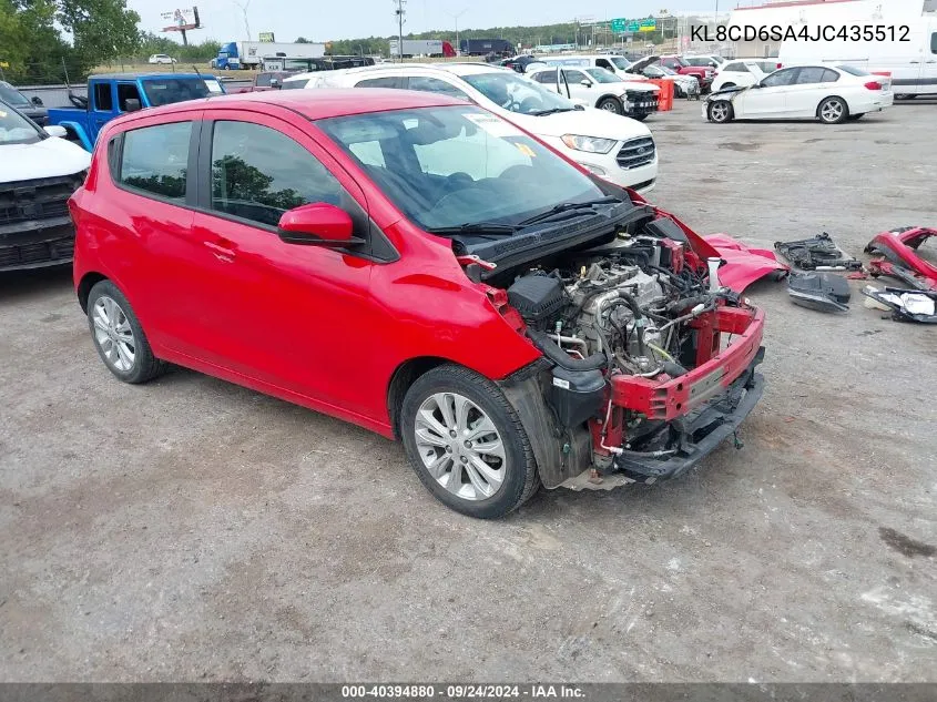 2018 Chevrolet Spark 1Lt VIN: KL8CD6SA4JC435512 Lot: 40394880