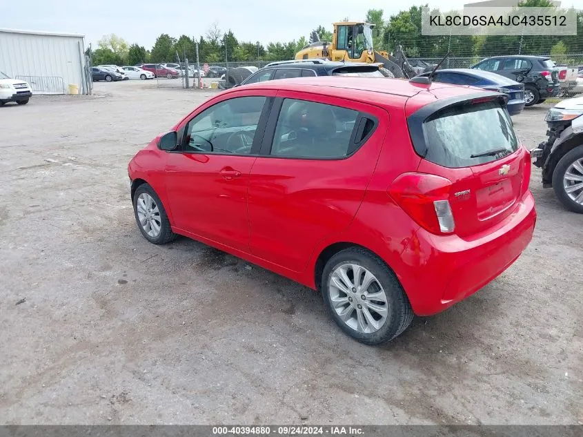 KL8CD6SA4JC435512 2018 Chevrolet Spark 1Lt