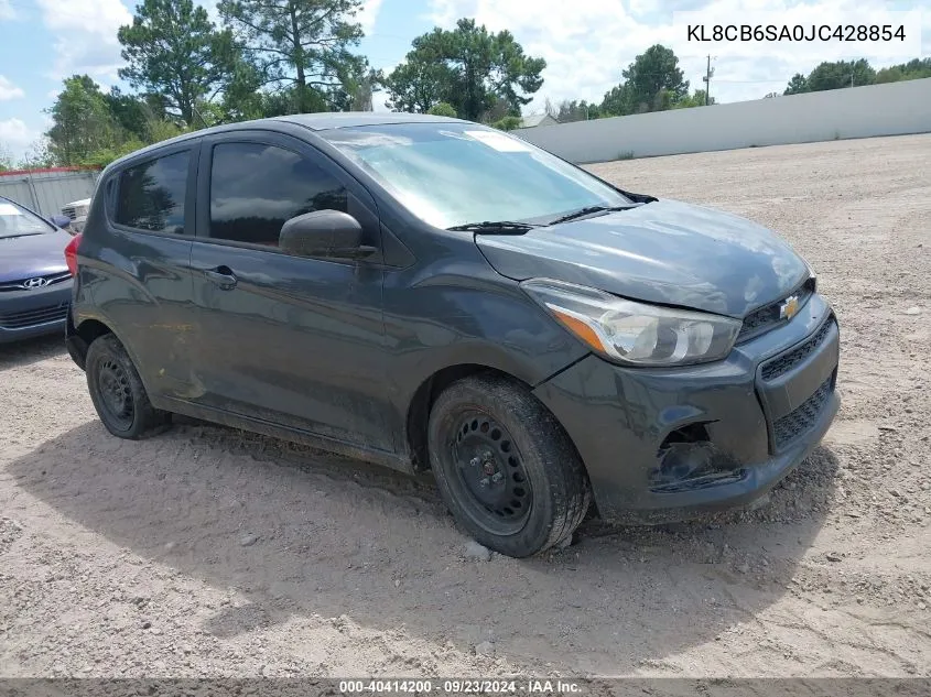 2018 Chevrolet Spark Ls Cvt VIN: KL8CB6SA0JC428854 Lot: 40414200