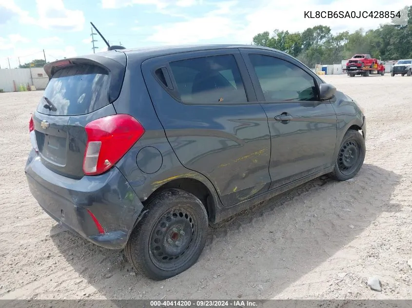 2018 Chevrolet Spark Ls Cvt VIN: KL8CB6SA0JC428854 Lot: 40414200