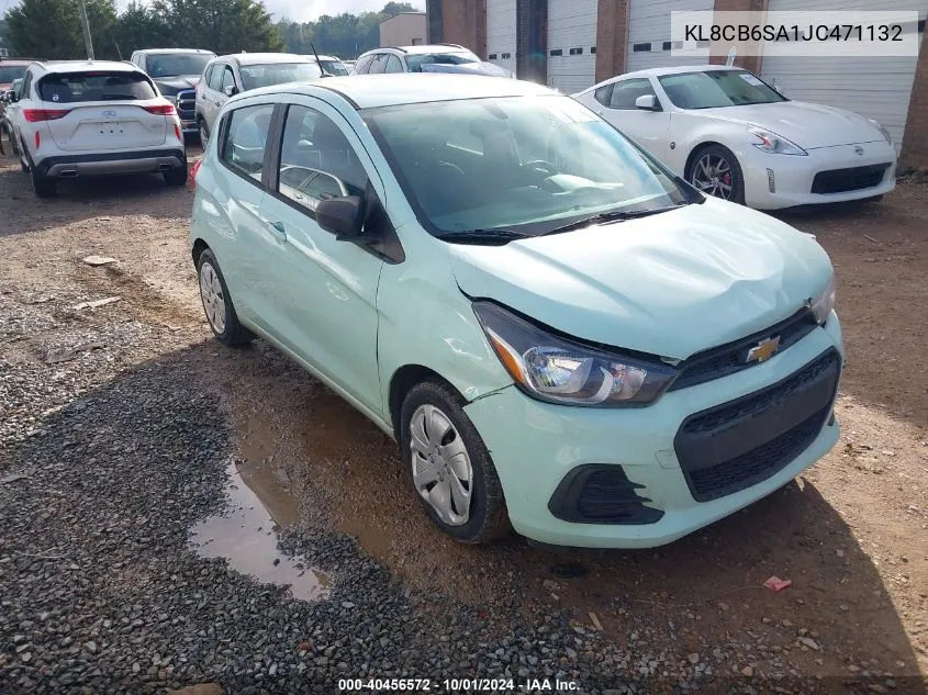 2018 Chevrolet Spark Ls Cvt VIN: KL8CB6SA1JC471132 Lot: 40456572