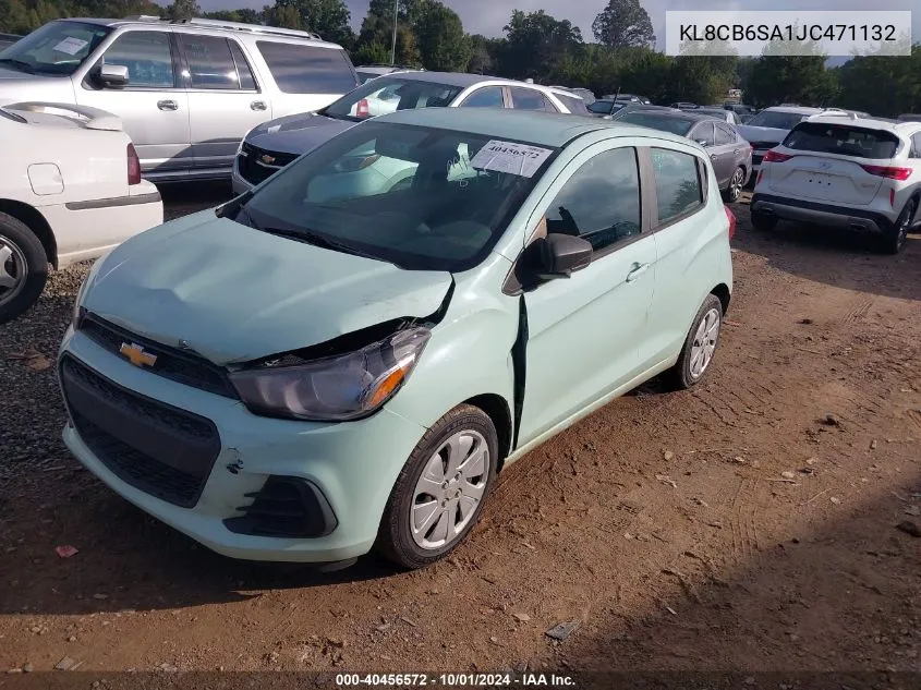 2018 Chevrolet Spark Ls Cvt VIN: KL8CB6SA1JC471132 Lot: 40456572