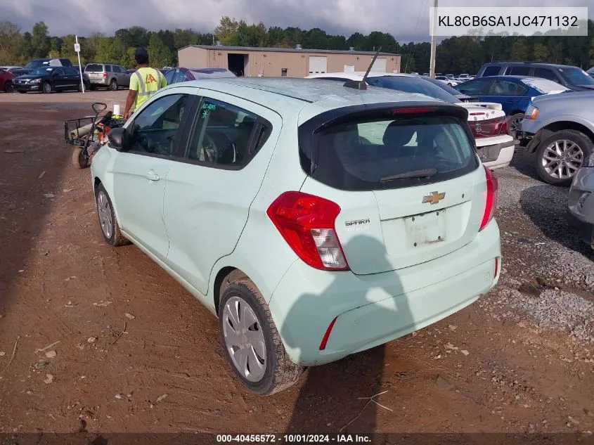 2018 Chevrolet Spark Ls Cvt VIN: KL8CB6SA1JC471132 Lot: 40456572