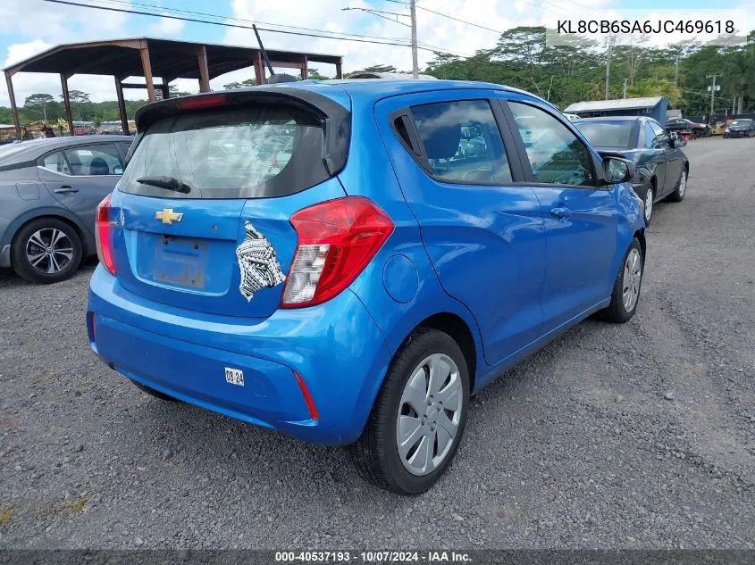 2018 Chevrolet Spark Ls Cvt VIN: KL8CB6SA6JC469618 Lot: 40537193