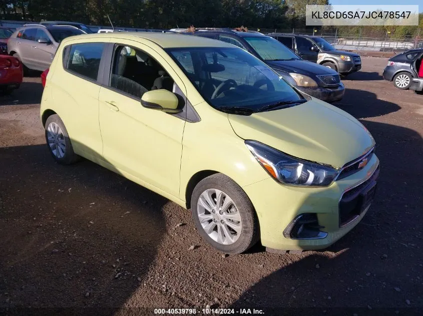 2018 Chevrolet Spark 1Lt Cvt VIN: KL8CD6SA7JC478547 Lot: 40539798