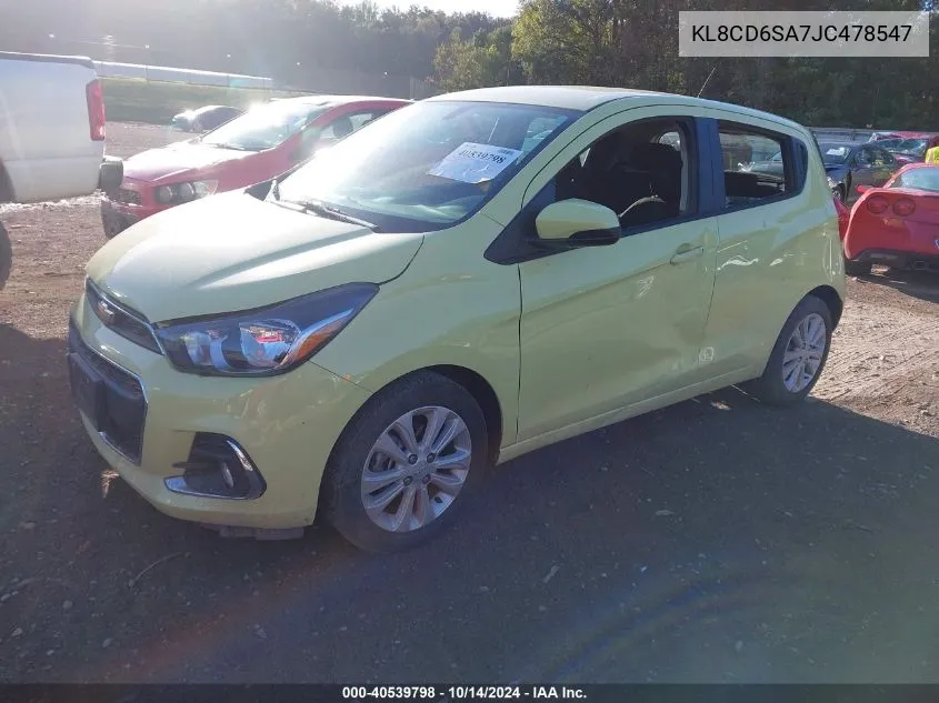 2018 Chevrolet Spark 1Lt Cvt VIN: KL8CD6SA7JC478547 Lot: 40539798