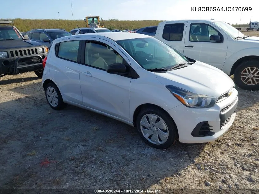 2018 Chevrolet Spark Ls VIN: KL8CB6SA4JC470699 Lot: 40590244