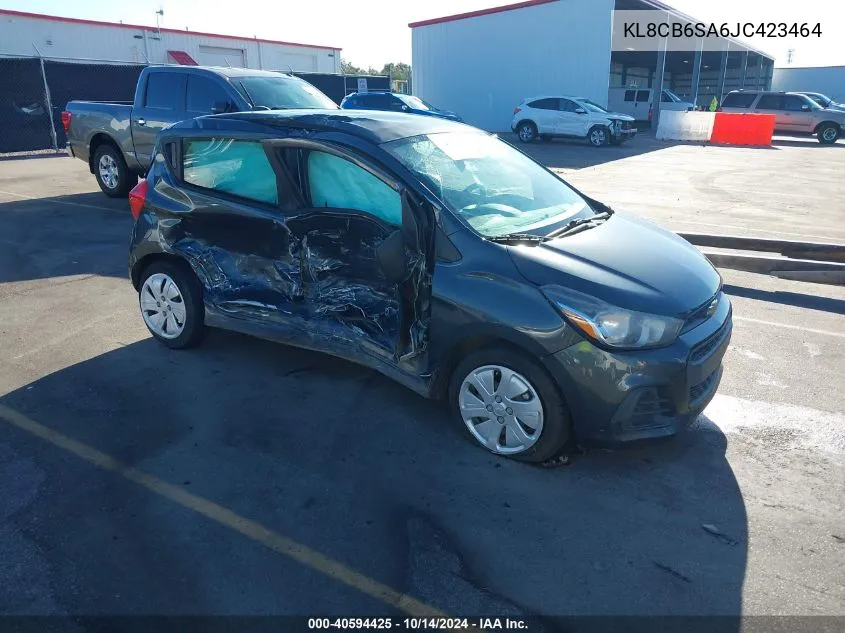 2018 Chevrolet Spark Ls Cvt VIN: KL8CB6SA6JC423464 Lot: 40594425