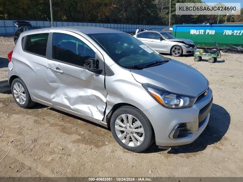 2018 Chevrolet Spark 1Lt Cvt VIN: KL8CD6SA6JC424690 Lot: 40682051