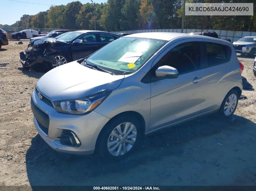 KL8CD6SA6JC424690 2018 Chevrolet Spark 1Lt Cvt