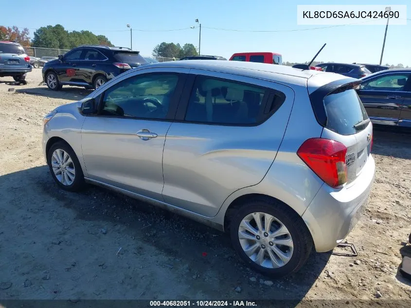 KL8CD6SA6JC424690 2018 Chevrolet Spark 1Lt Cvt