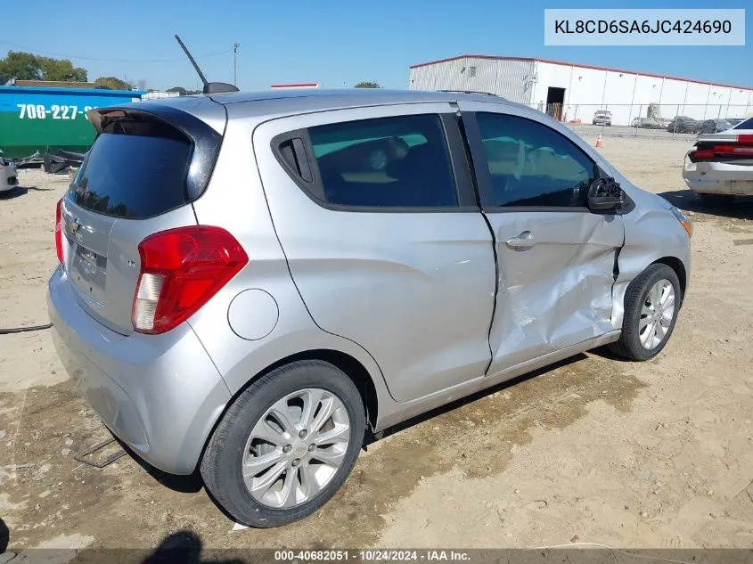 KL8CD6SA6JC424690 2018 Chevrolet Spark 1Lt Cvt