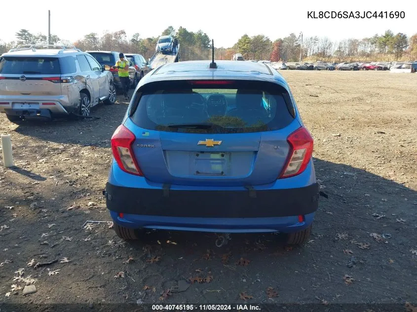 2018 Chevrolet Spark 1Lt Cvt VIN: KL8CD6SA3JC441690 Lot: 40745195