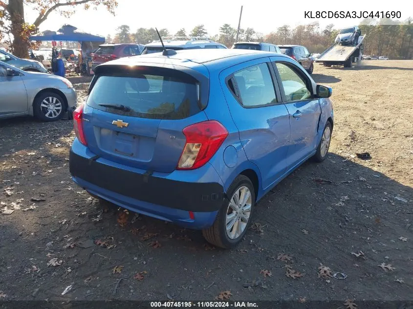 2018 Chevrolet Spark 1Lt Cvt VIN: KL8CD6SA3JC441690 Lot: 40745195