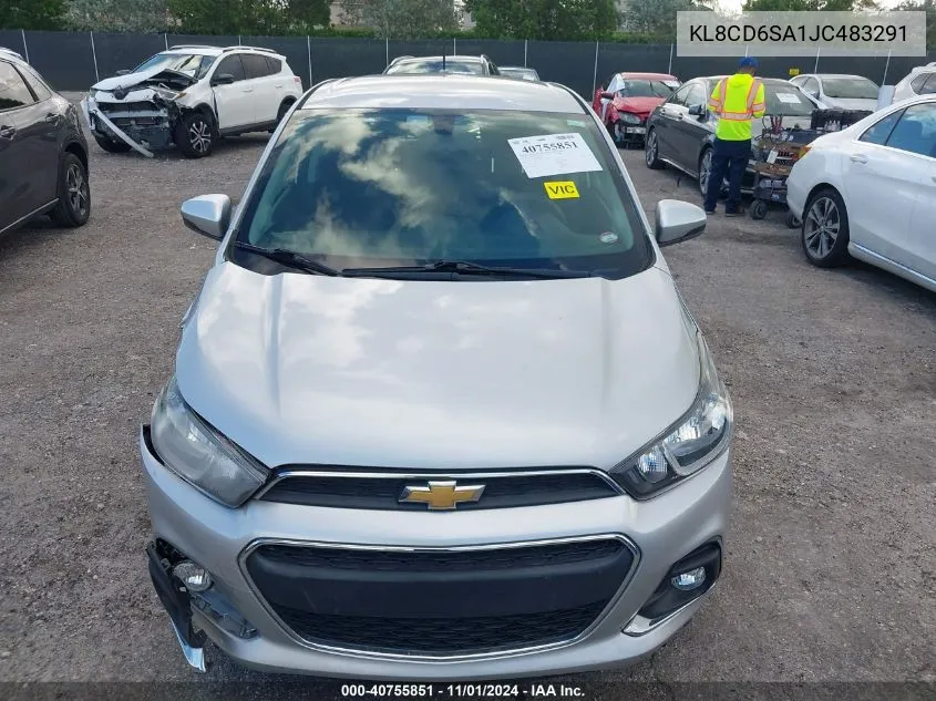 2018 Chevrolet Spark 1Lt Cvt VIN: KL8CD6SA1JC483291 Lot: 40755851