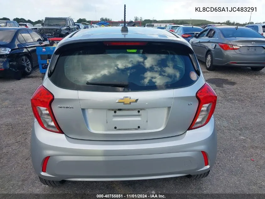 2018 Chevrolet Spark 1Lt Cvt VIN: KL8CD6SA1JC483291 Lot: 40755851