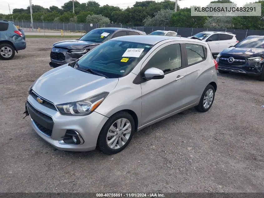 2018 Chevrolet Spark 1Lt Cvt VIN: KL8CD6SA1JC483291 Lot: 40755851