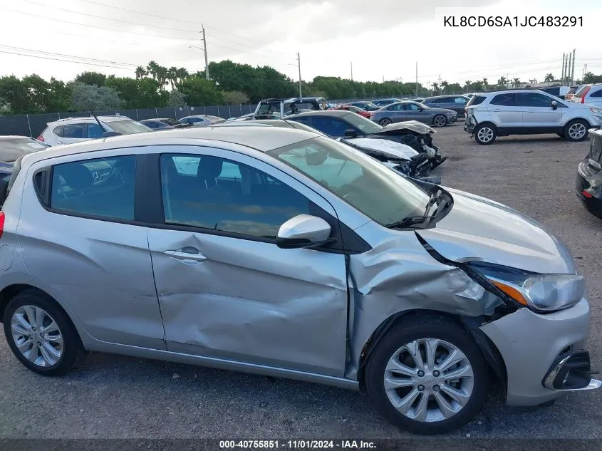 2018 Chevrolet Spark 1Lt Cvt VIN: KL8CD6SA1JC483291 Lot: 40755851