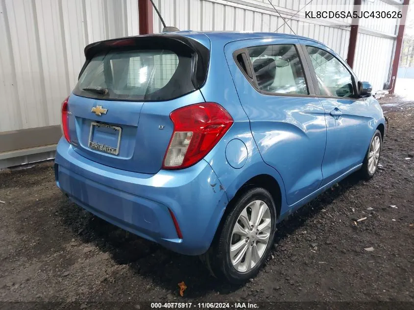 2018 Chevrolet Spark 1Lt Cvt VIN: KL8CD6SA5JC430626 Lot: 40775917