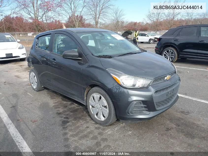 2018 Chevrolet Spark Ls Cvt VIN: KL8CB6SA3JC444014 Lot: 40805987