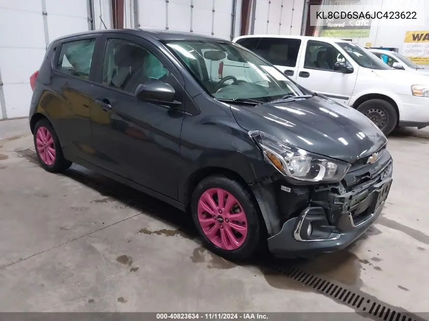 2018 Chevrolet Spark 1Lt VIN: KL8CD6SA6JC423622 Lot: 40823634