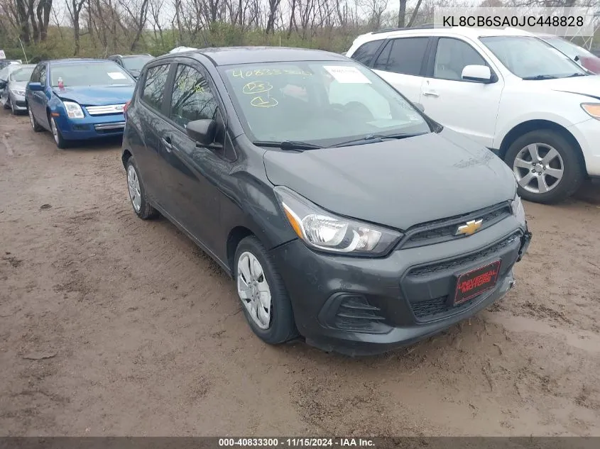 2018 Chevrolet Spark Ls Cvt VIN: KL8CB6SA0JC448828 Lot: 40833300