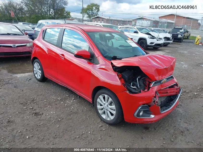 2018 Chevrolet Spark 1Lt Cvt VIN: KL8CD6SA0JC468961 Lot: 40876540