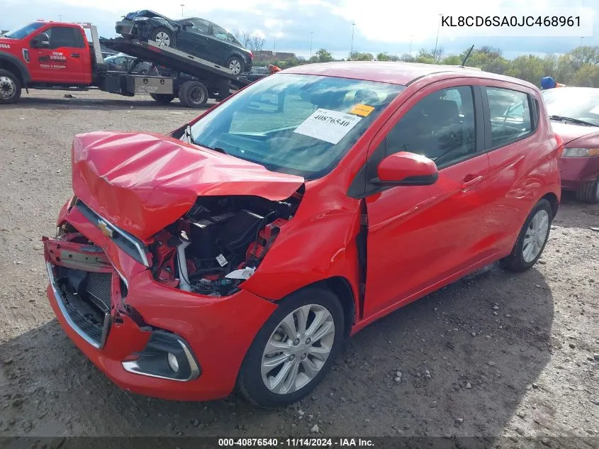 2018 Chevrolet Spark 1Lt Cvt VIN: KL8CD6SA0JC468961 Lot: 40876540