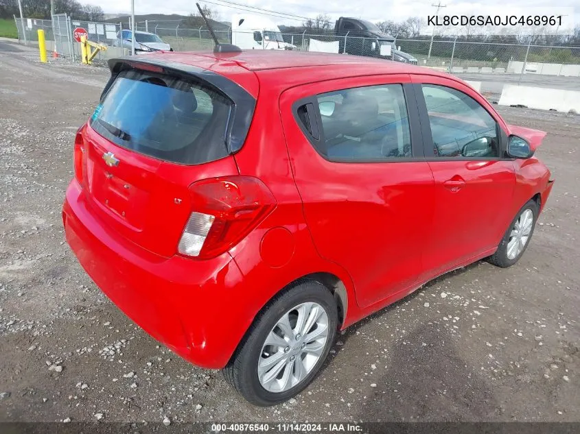 2018 Chevrolet Spark 1Lt Cvt VIN: KL8CD6SA0JC468961 Lot: 40876540