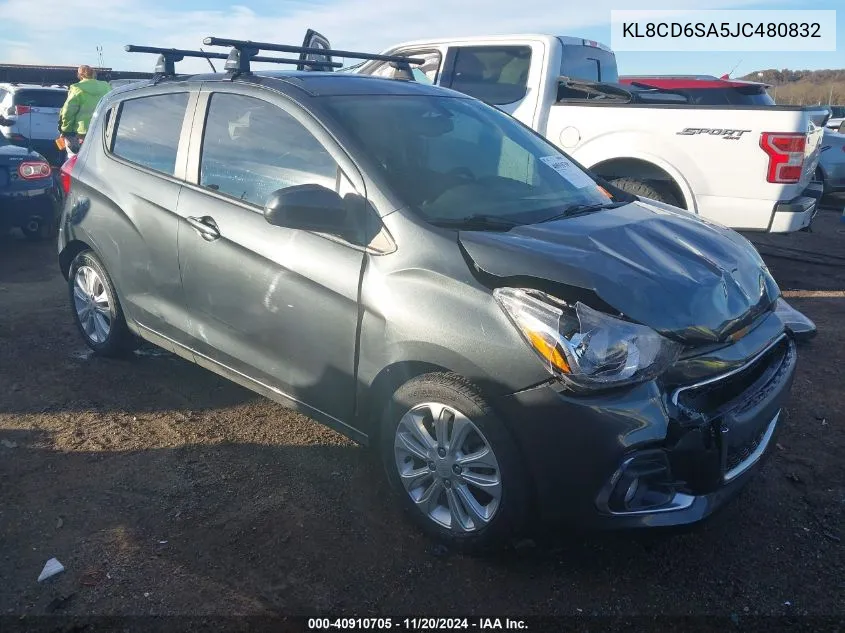 2018 Chevrolet Spark 1Lt Cvt VIN: KL8CD6SA5JC480832 Lot: 40910705