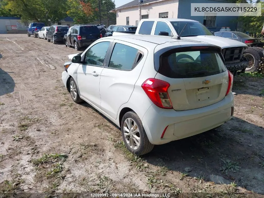 KL8CD6SA5KC715229 2019 Chevrolet Spark 1Lt