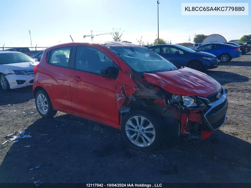 2019 Chevrolet Spark VIN: KL8CC6SA4KC779880 Lot: 12117042