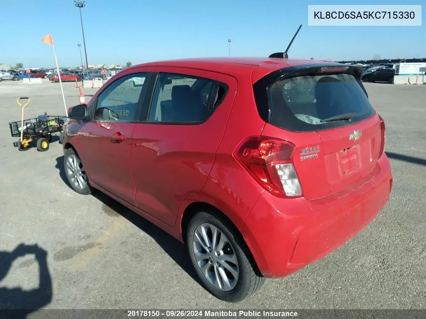 KL8CD6SA5KC715330 2019 Chevrolet Spark Ls