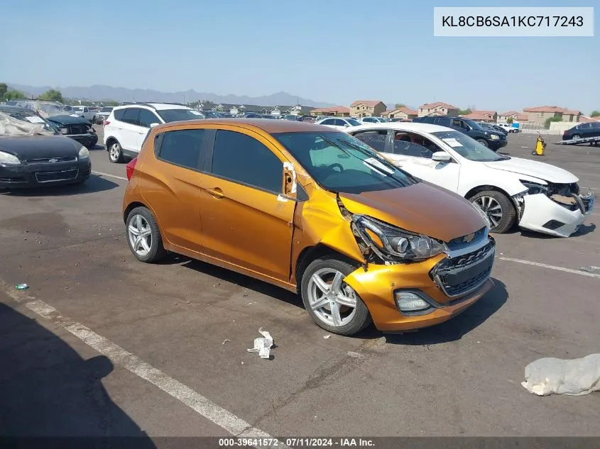 KL8CB6SA1KC717243 2019 Chevrolet Spark Ls Cvt