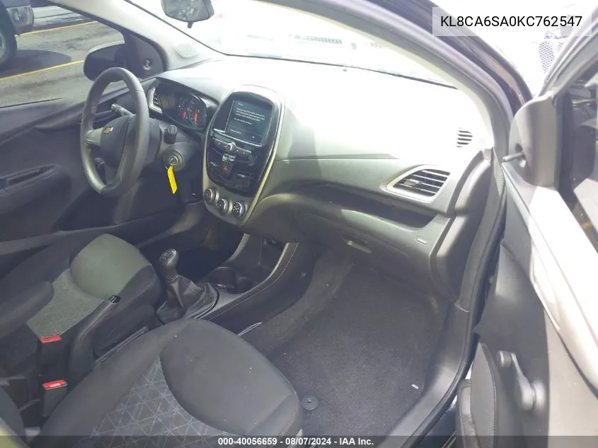 KL8CA6SA0KC762547 2019 Chevrolet Spark Ls Manual